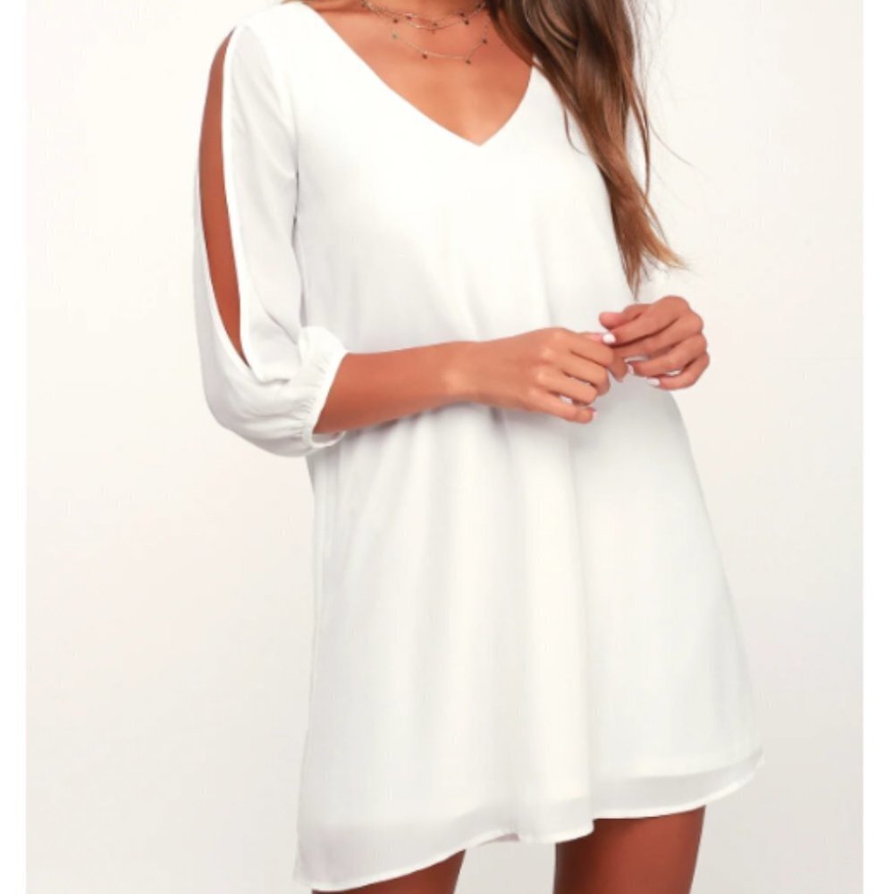 Lulus Women's Cold Shoulder Long Sleeve Dress - S